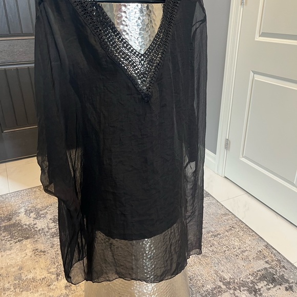 PARADISE SWIM best black pool dress classy sexy size small dressing rich - Picture 8 of 17